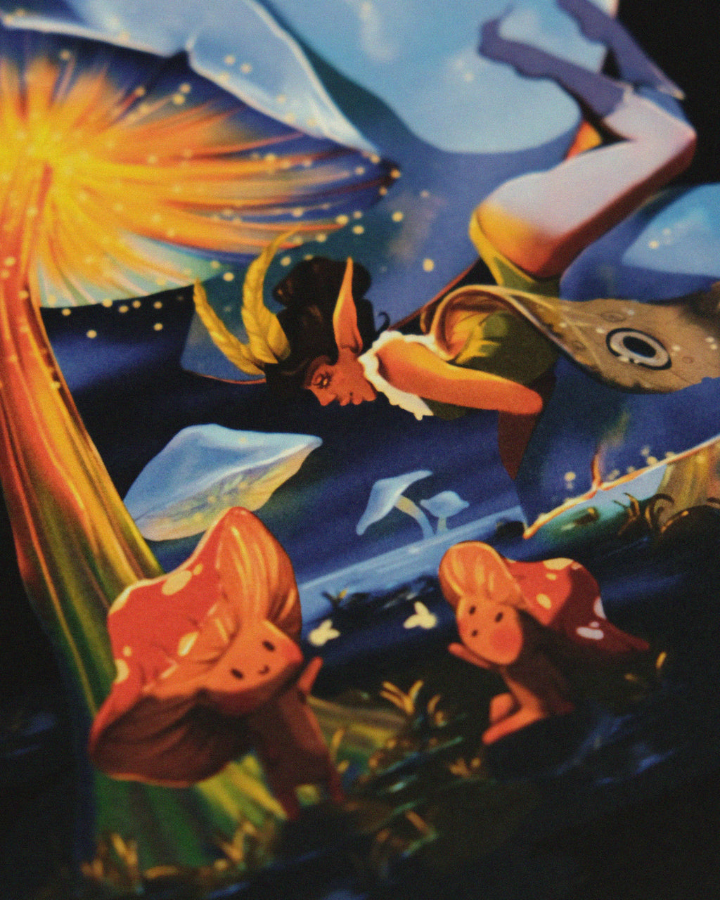 LE JARDIN DES CHAMPIGNONS (nuit)